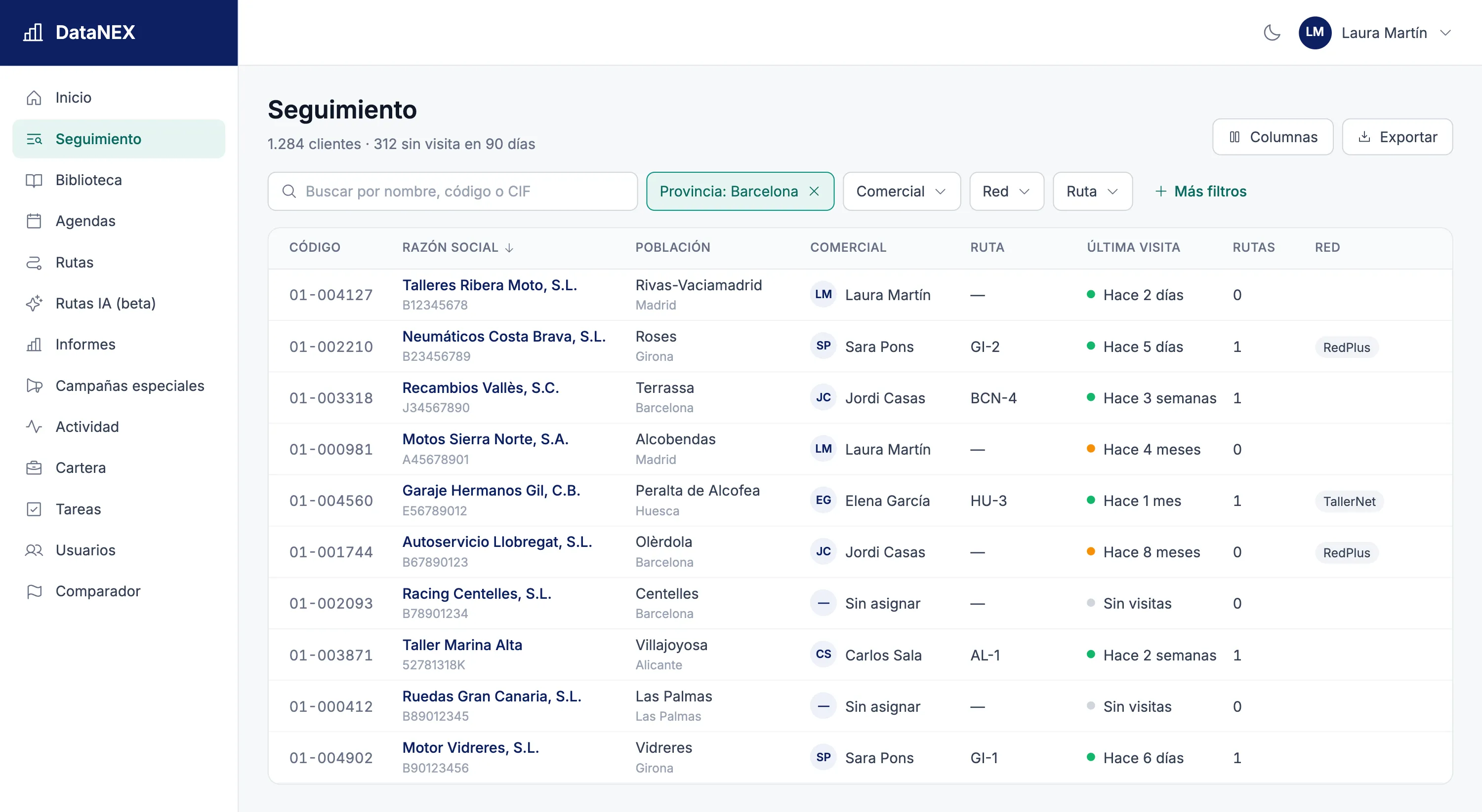 Customer tracking