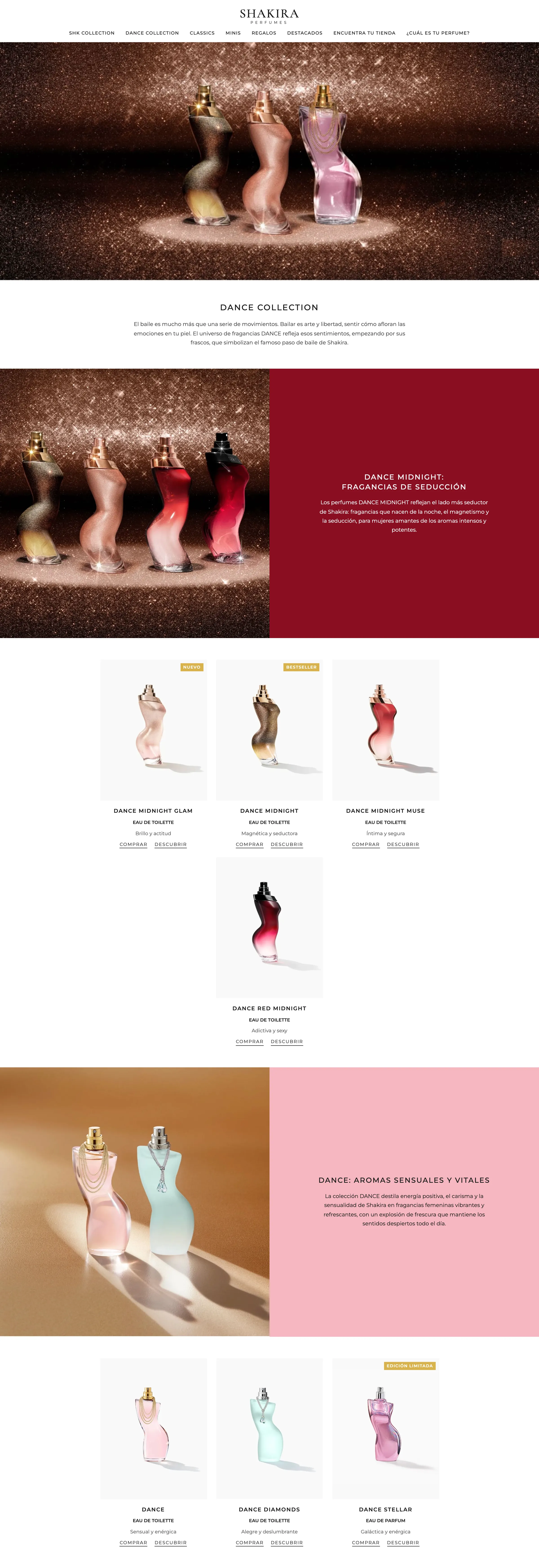 Collection page · Dance