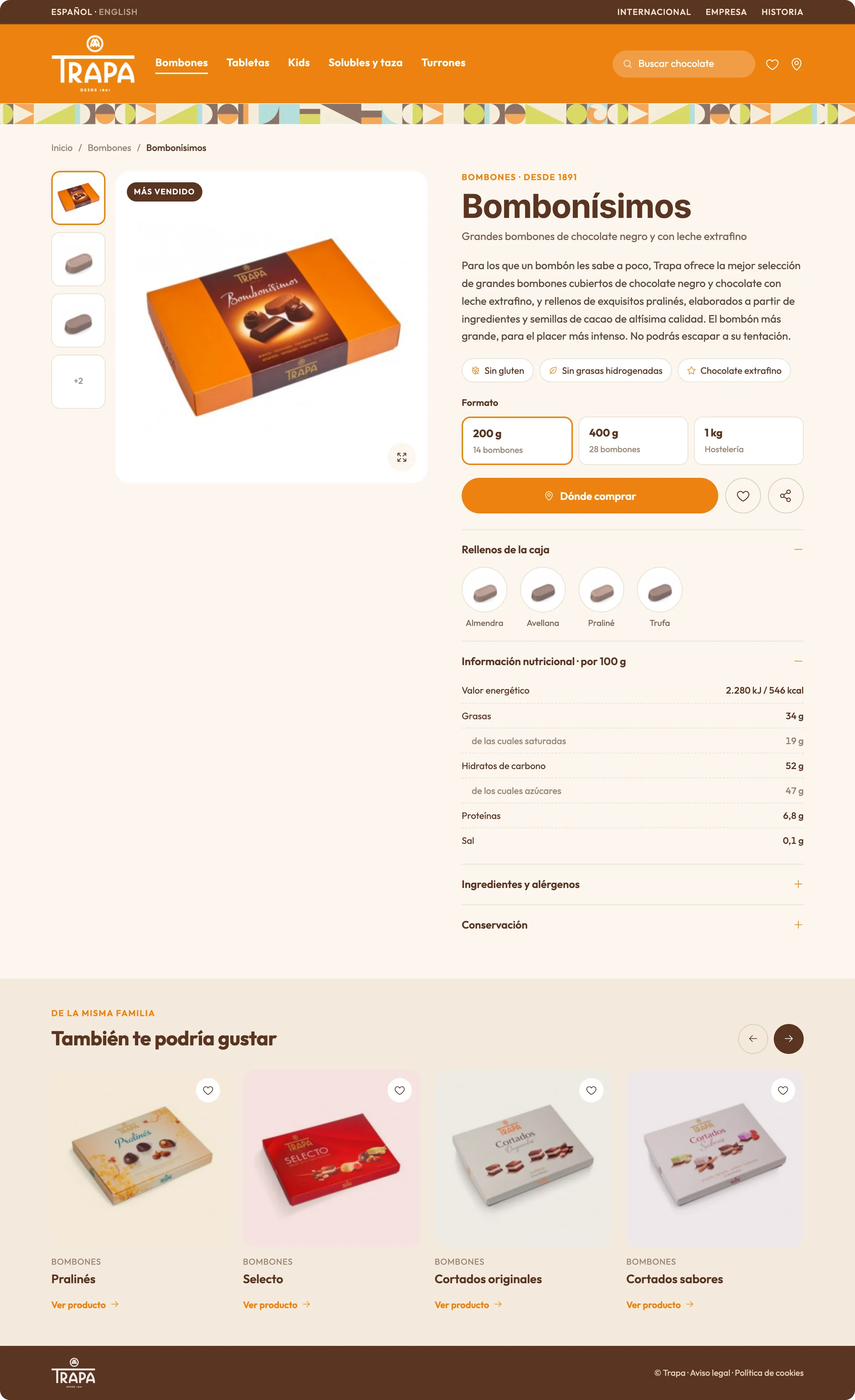 Product page · redesign